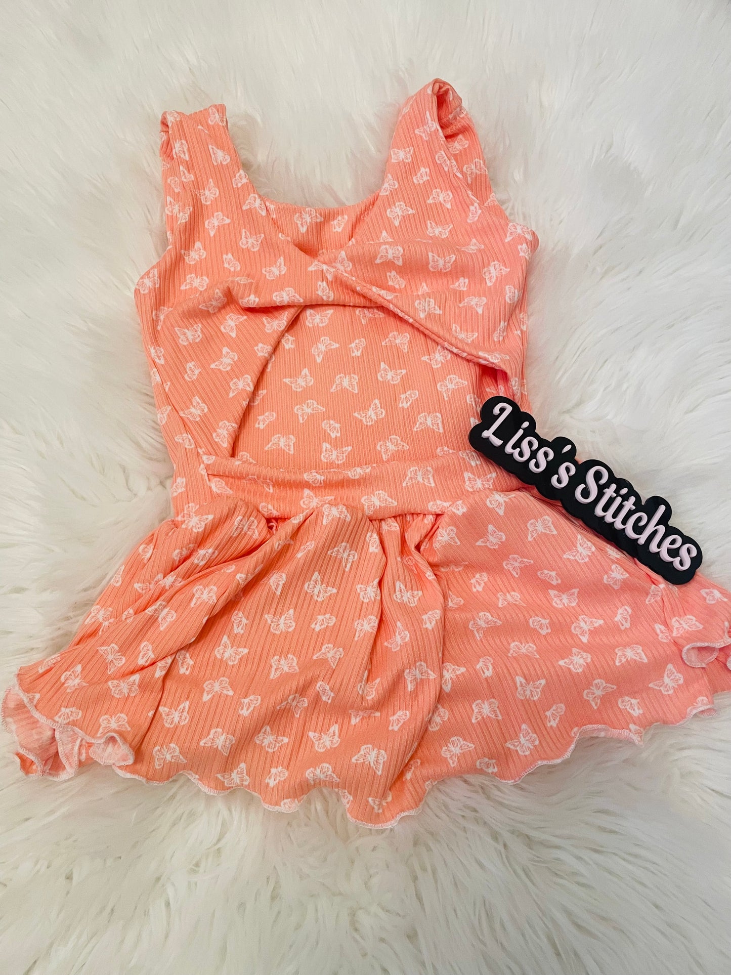 Brooklyn peplum/dress (no attached bummies)
