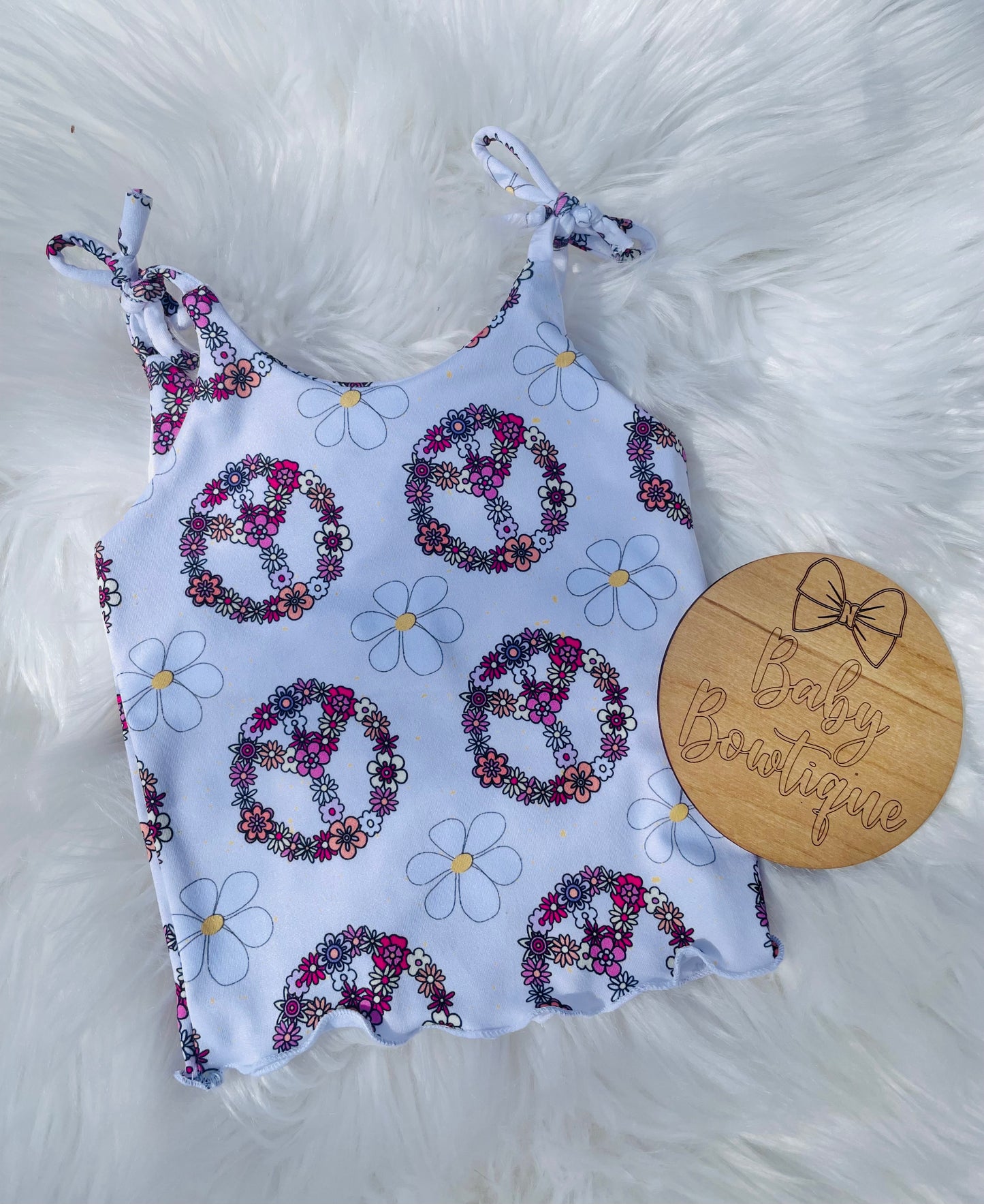 Brielle tie strap tank