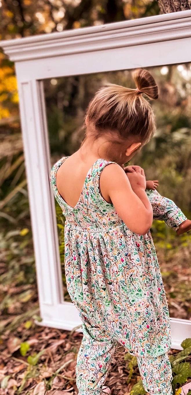 Magnolia romper (12/18m-7y)