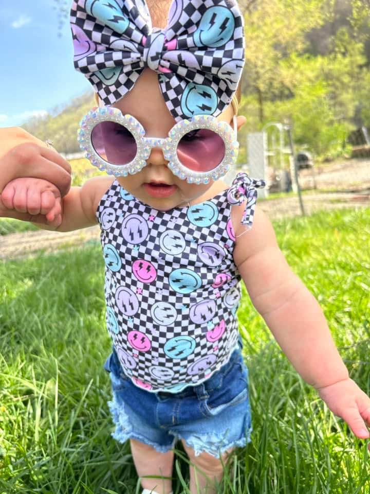 Brielle tie strap tank