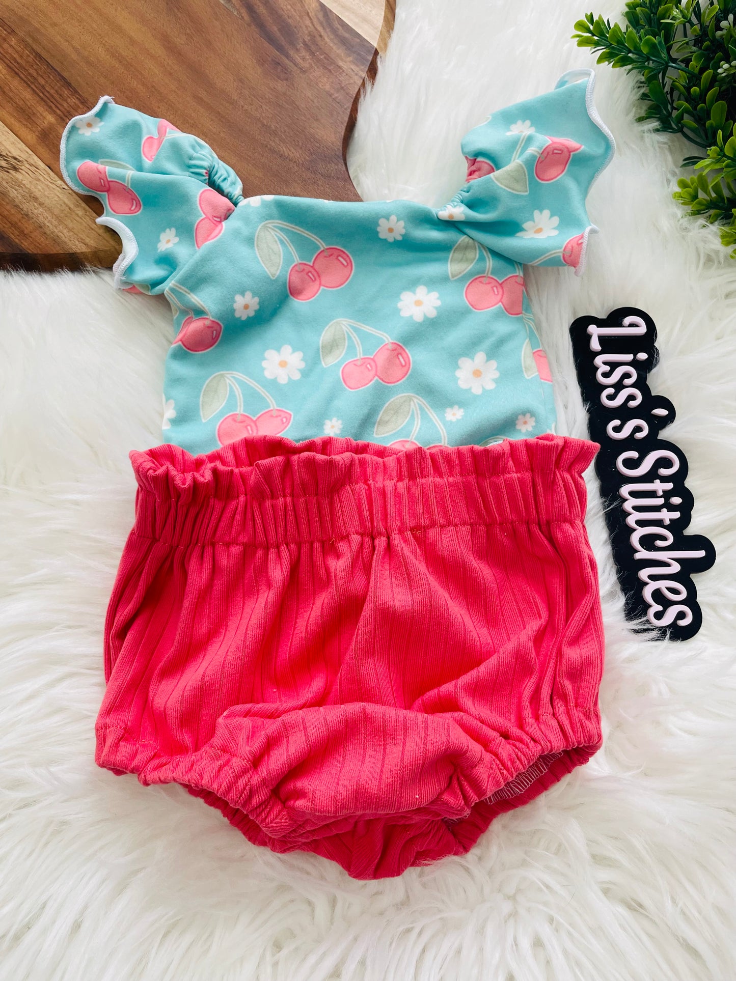 Margo crop/peplum & romper