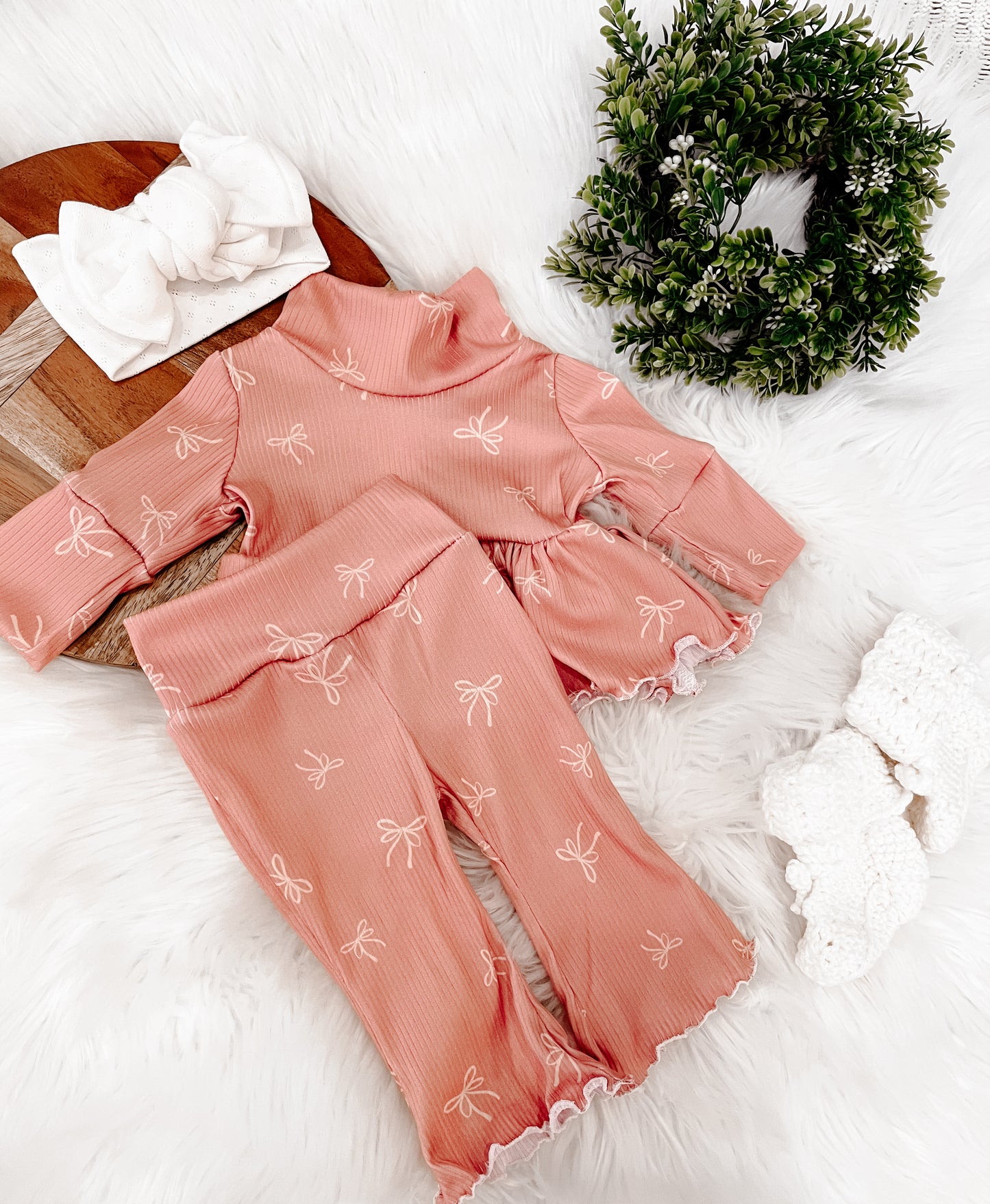 Cozy mock neck peplum