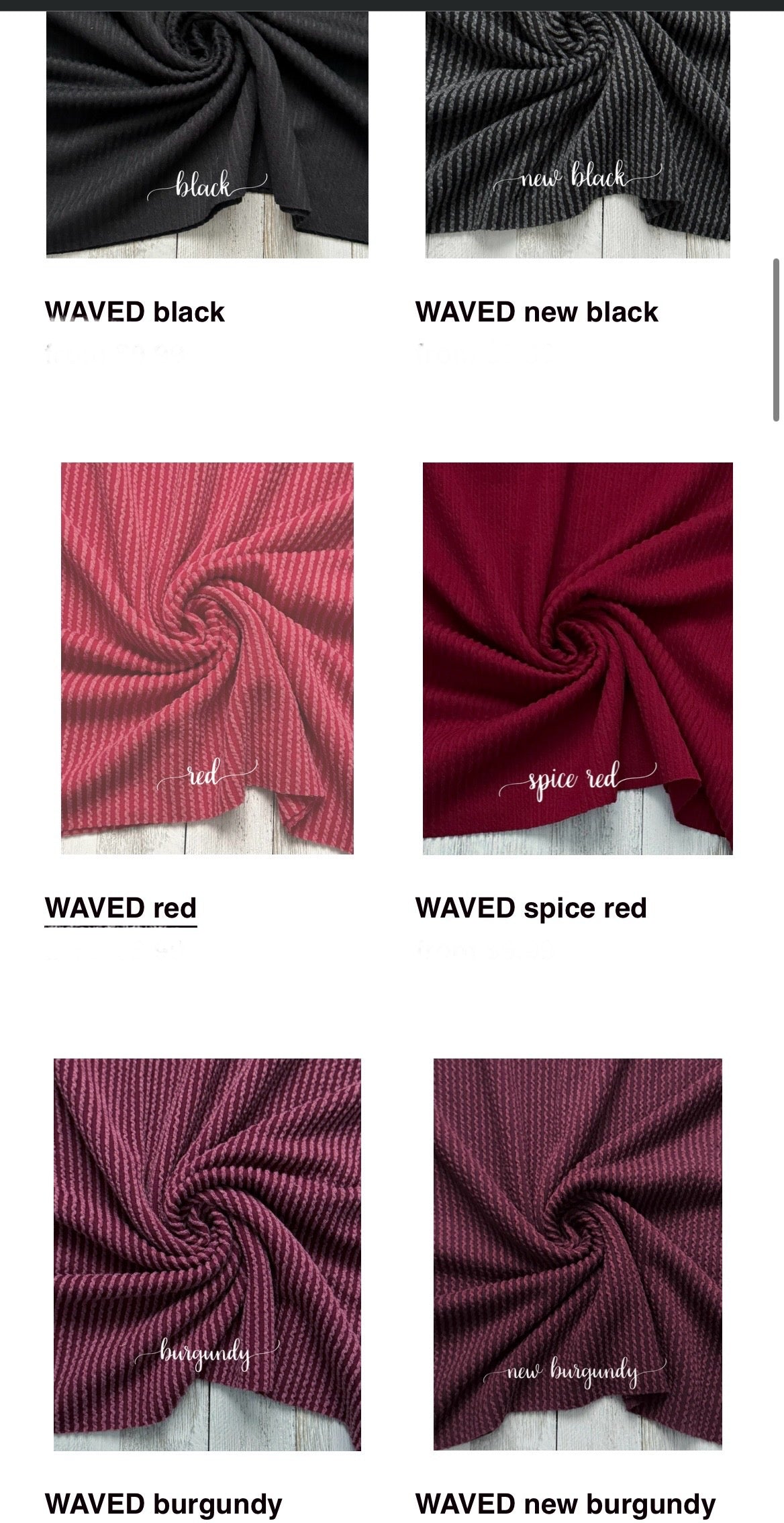 Waved rib/ urban rib