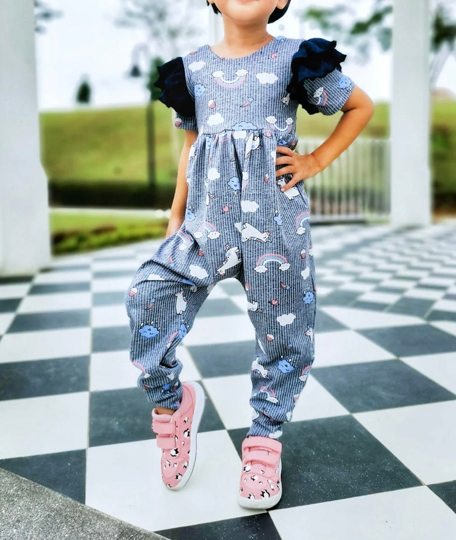 Magnolia romper (12/18m-7y)