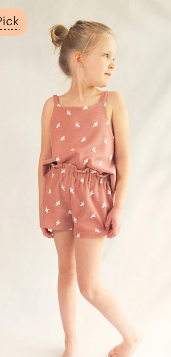 Girls tank & shorts set