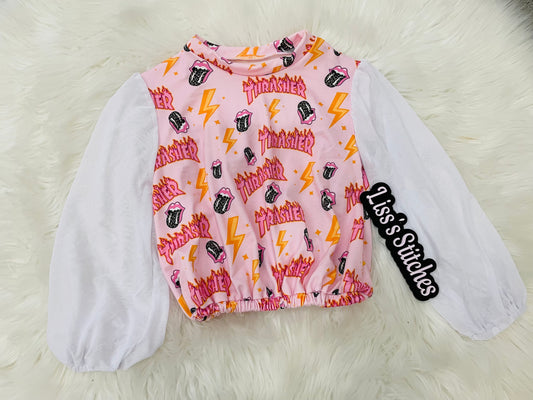 Puff sleeve top