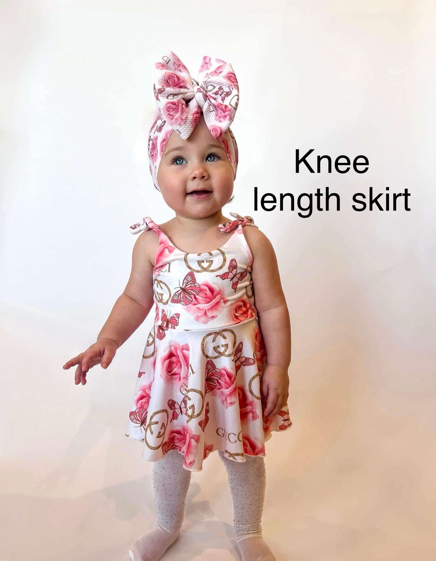 Brielle skirted bodysuit short puff sleeve