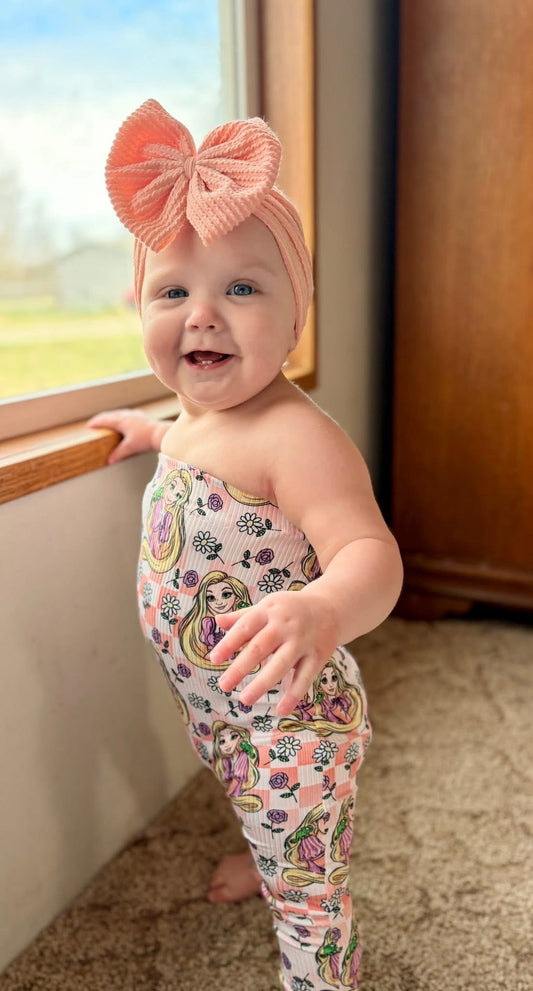 Strapless romper