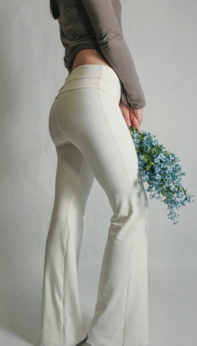 Low rise adult yoga pants