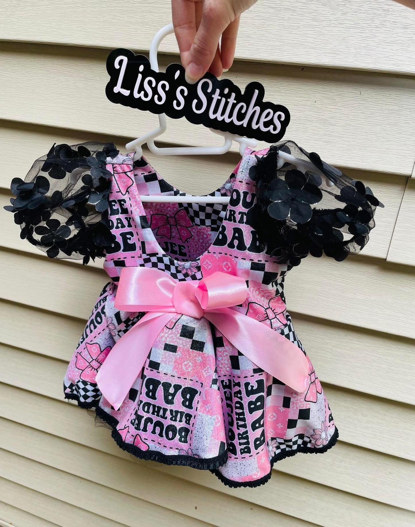 Brielle skirted body suit custom birthday dress