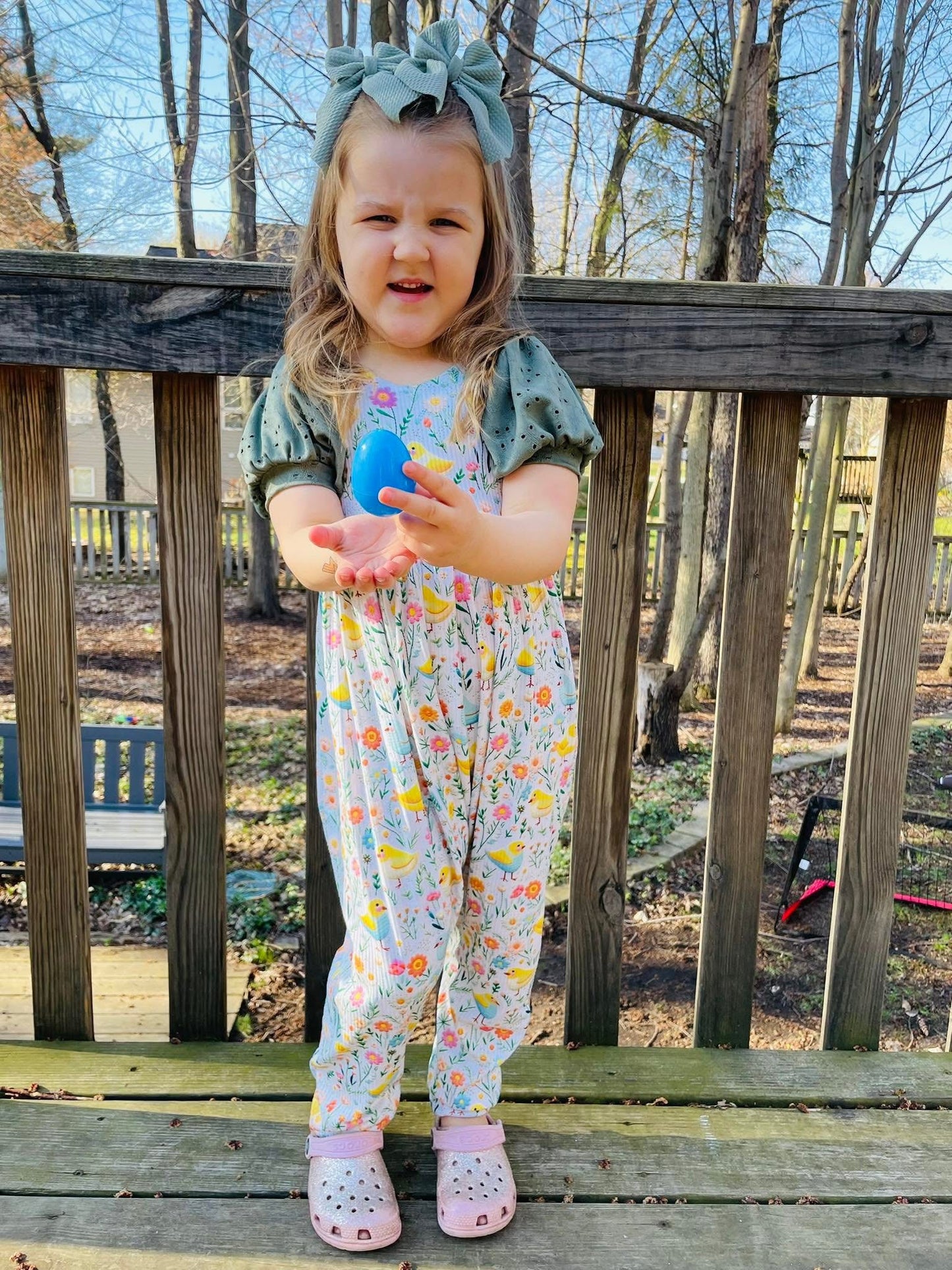 Napa romper puff sleeve