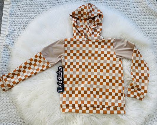 Two tone hoodie