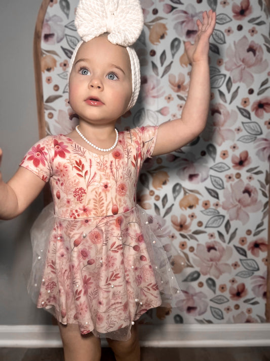 Brielle skirted bodysuit short sleeve