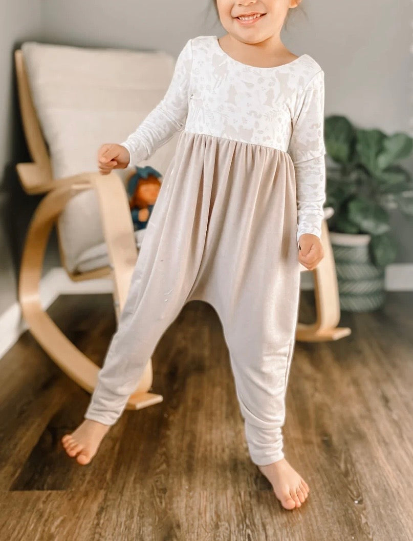 Magnolia romper (12/18m-7y)