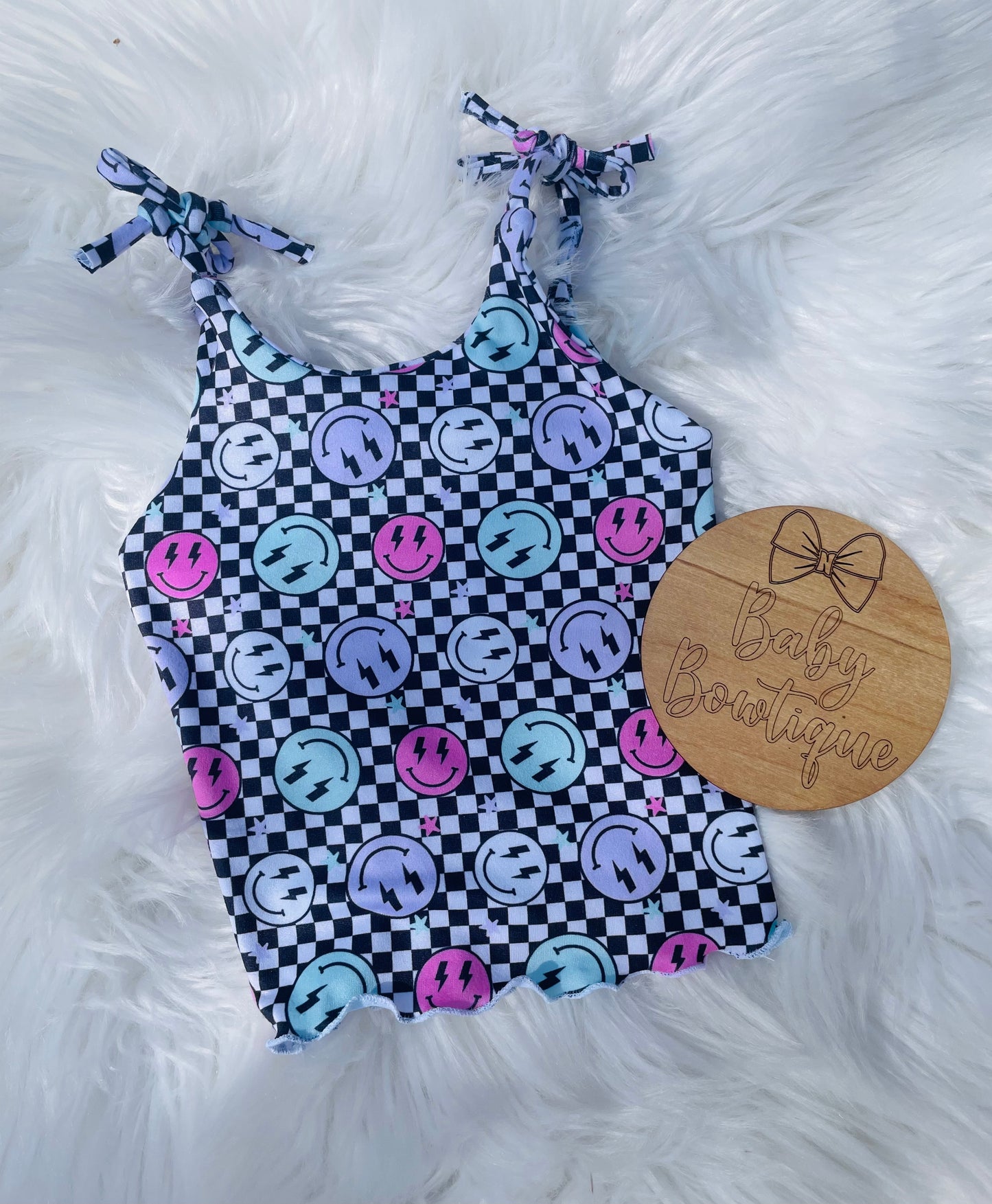 Brielle tie strap tank