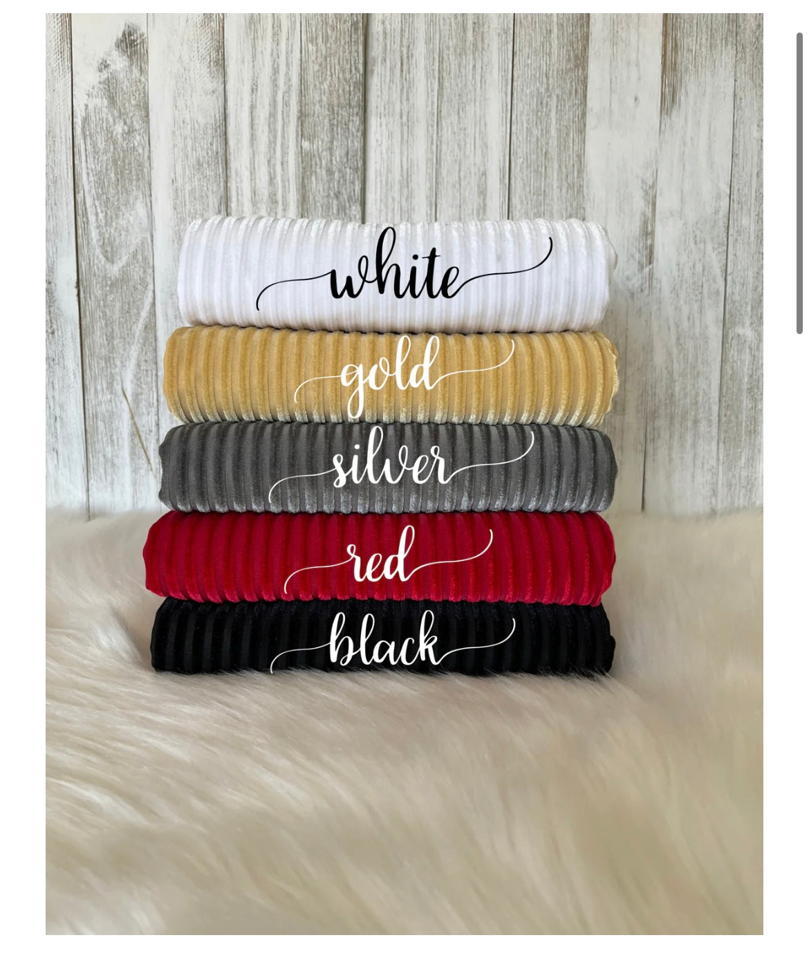 Ribbed Velvet