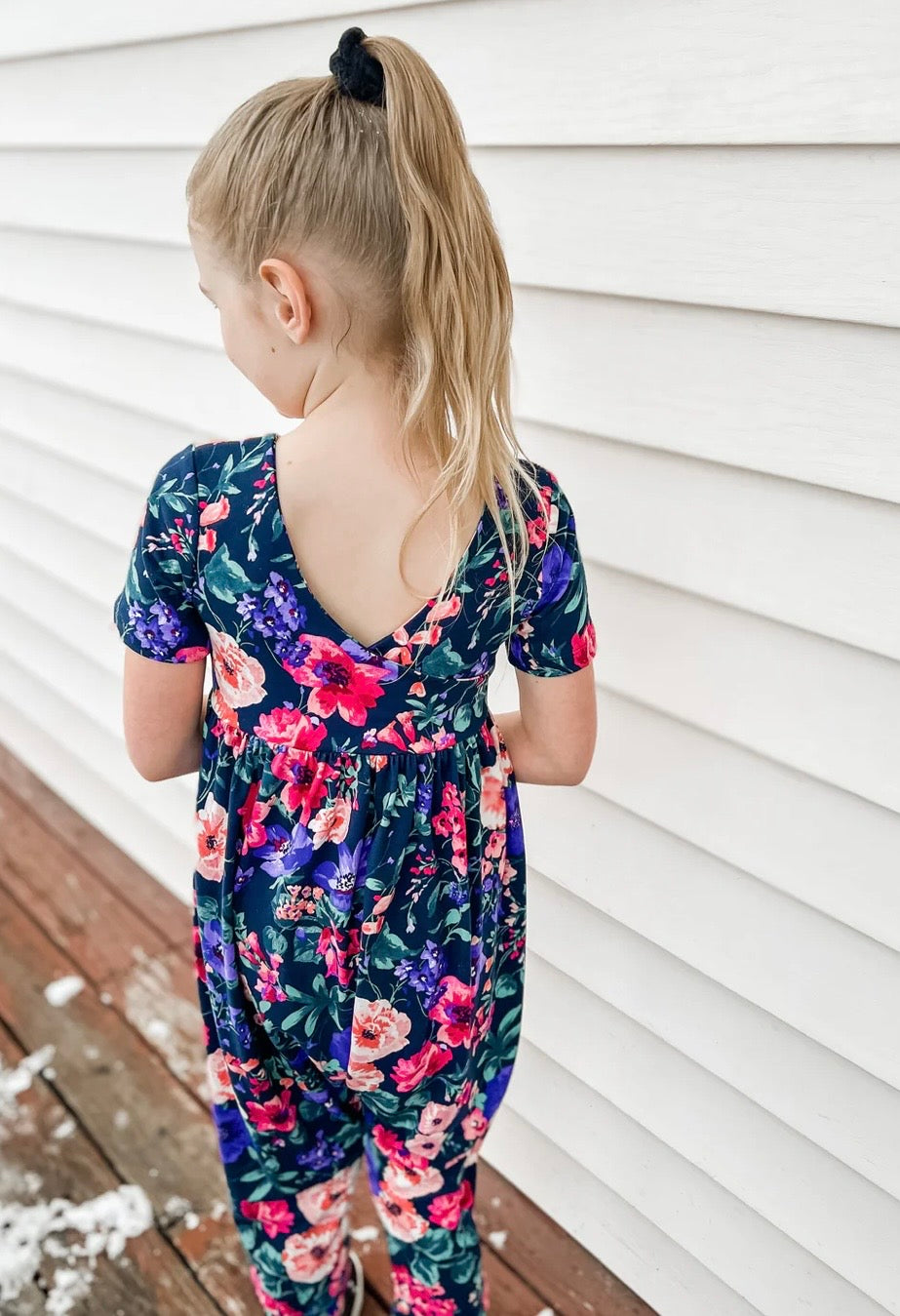Magnolia romper (12/18m-7y)