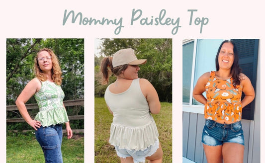 Adult paisley top